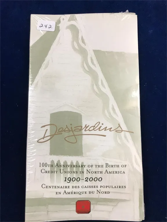 2000 Unc Desjardins 100th Silver Dime, Unopened