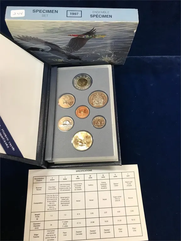 1997 Specimen Coin set