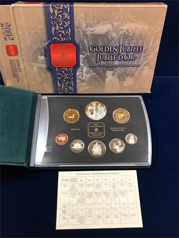 2002 Proof Silver Coin Set