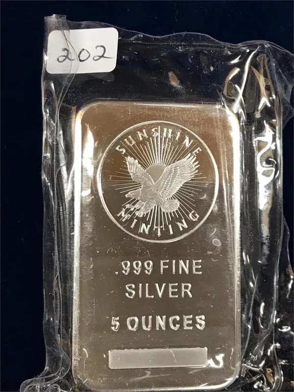 5 Ounce Bar .999 Silver
