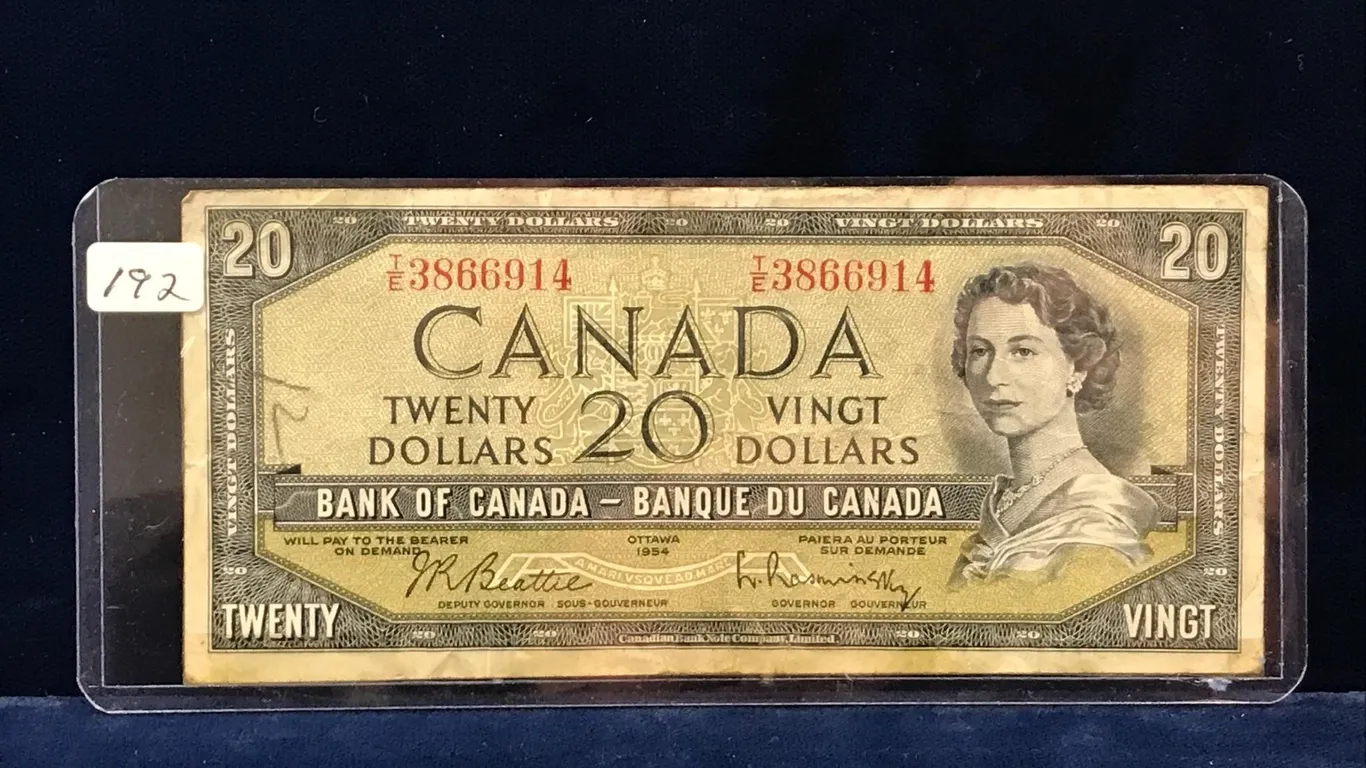 1954 Can $20 Bank Note