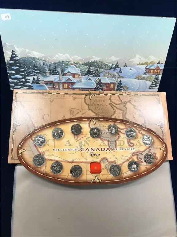 1999 Canadian Millennium Quarters set
