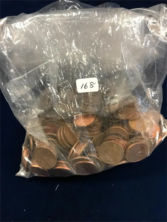 Bag of Canadian Pennies