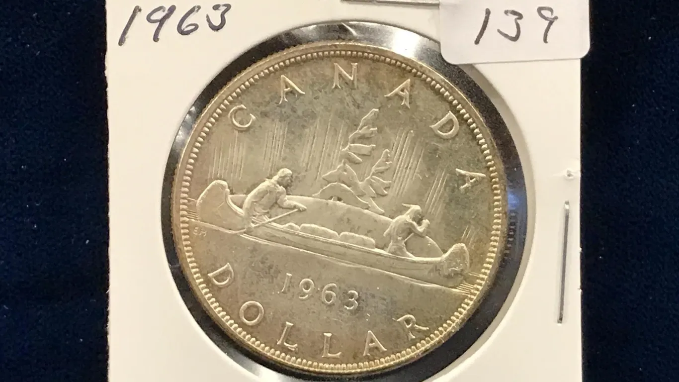 1963 Canadian Silver Dollar