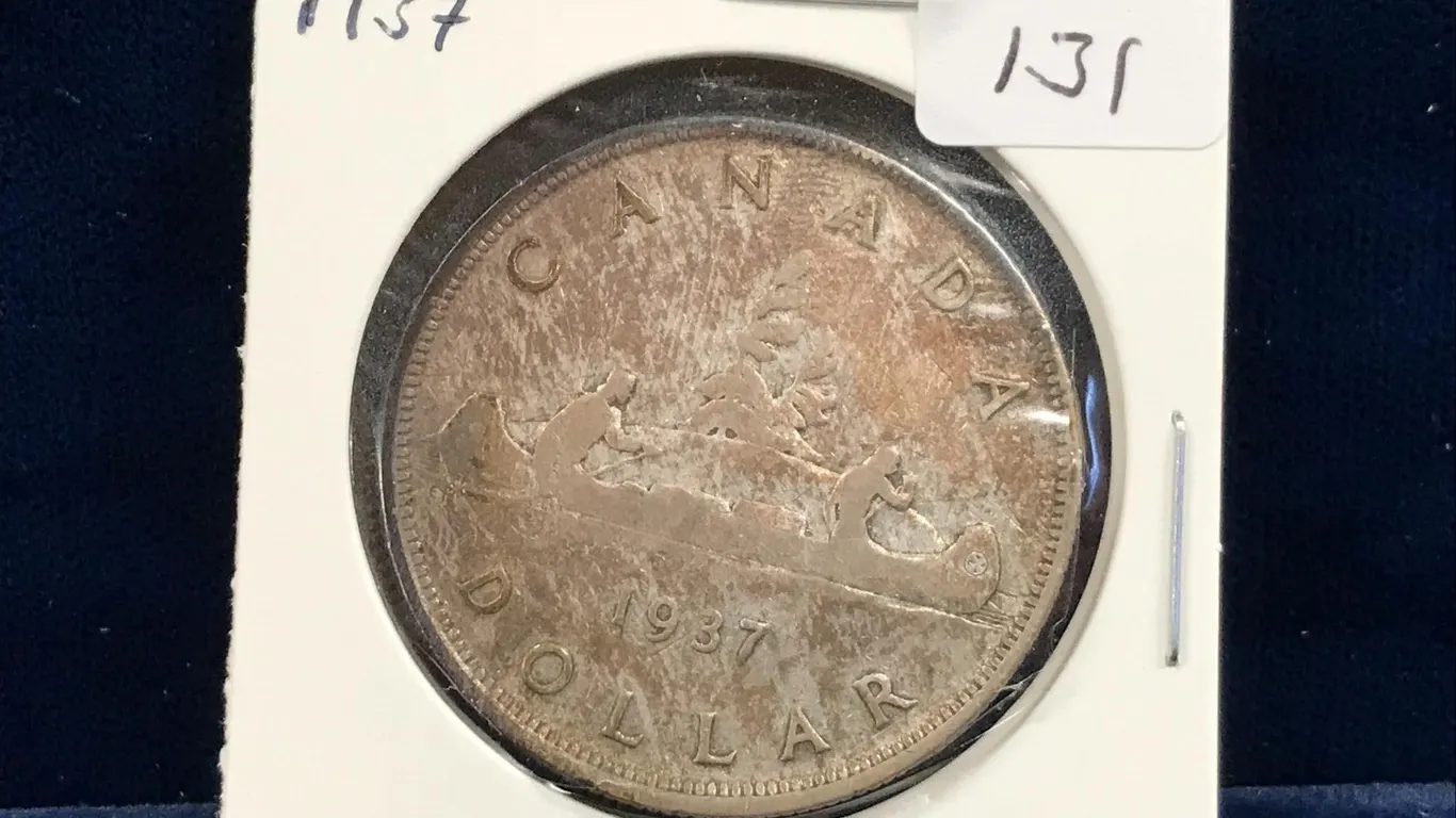 1937 Canadian Silver Dollar