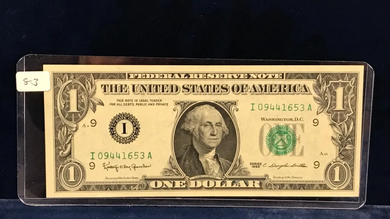 1963 USA $1 Bank Note