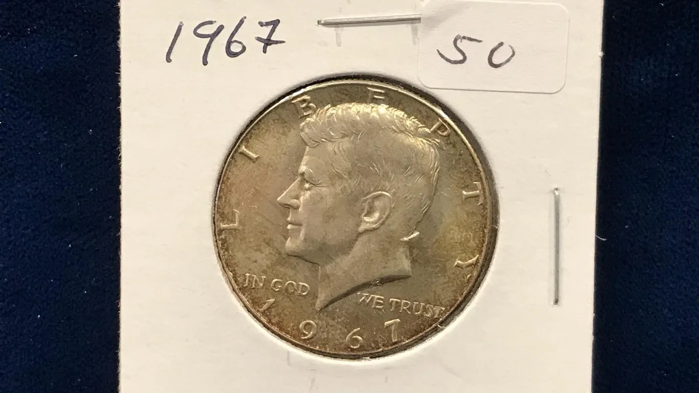 1967 USA Kennedy Silver Clad Half Dollar