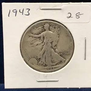 1943  USA Liberty Walking Silver Half Dollar