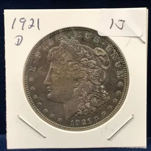 1921 D  USA Morgan Silver Dollar
