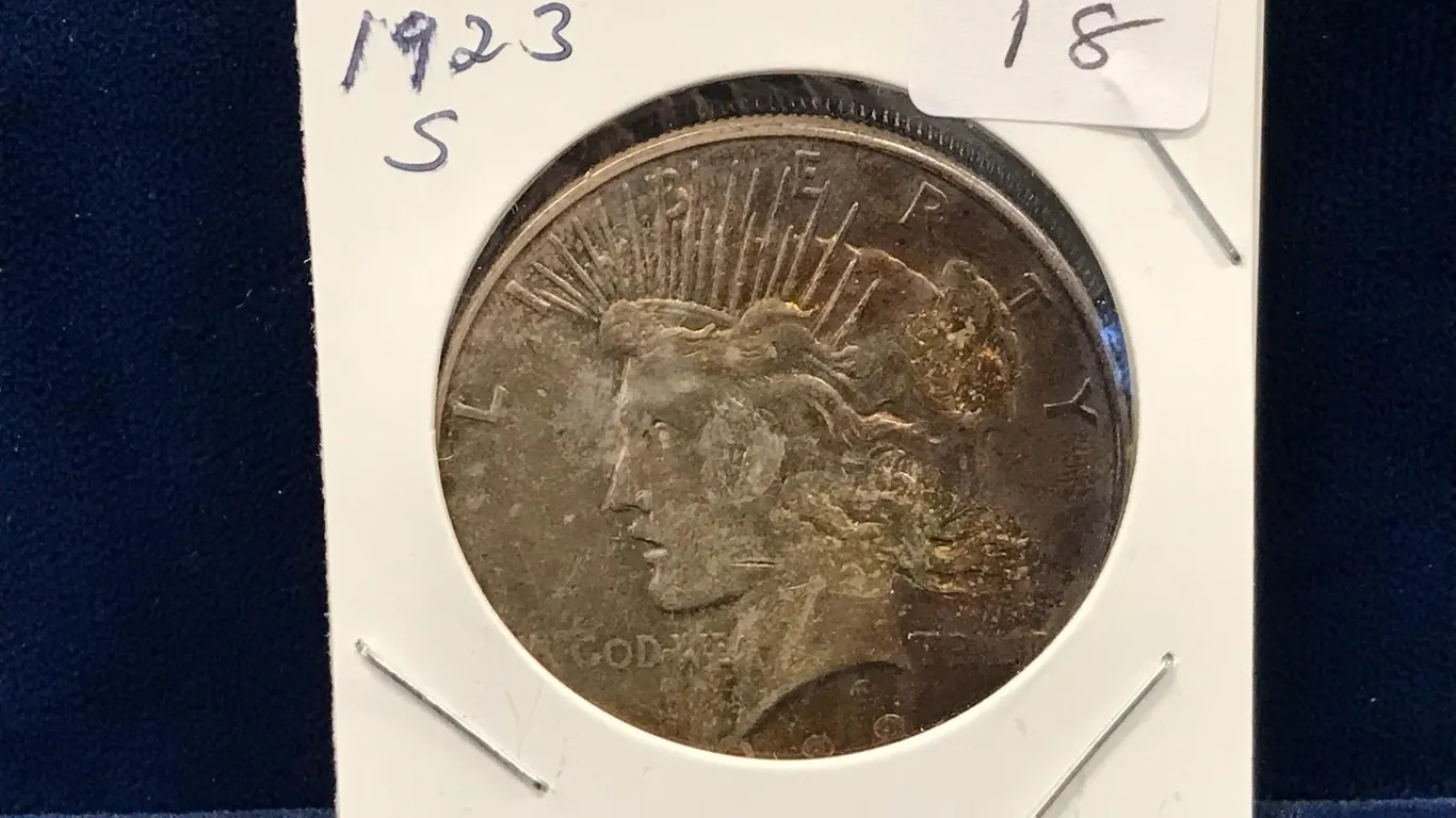 1923 S USA Peace Silver Dollar