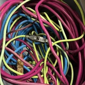 Lot of heavy duty extension cords