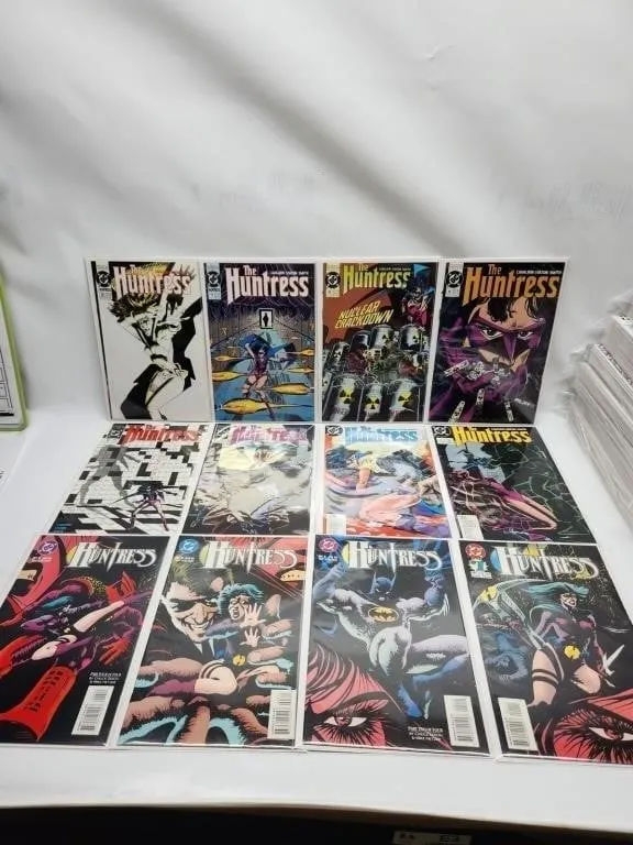 DC Huntress comic lot (1988-1995), issues #1-12