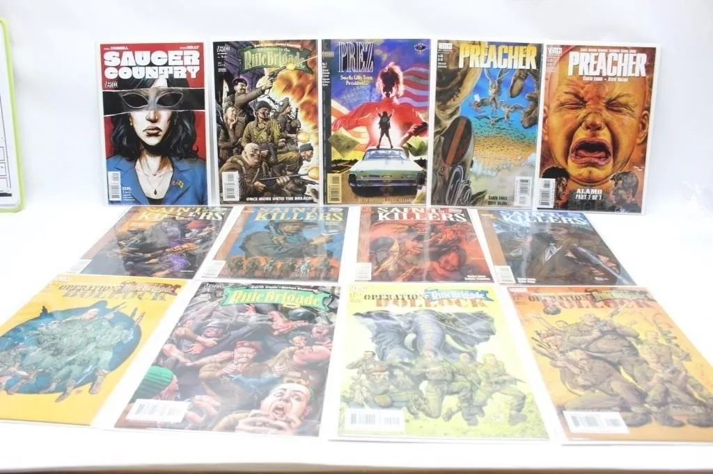 Vertigo Comics Lot Preacher, Saint of Killers,