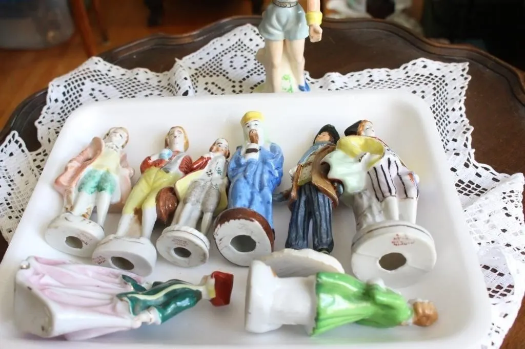 Lot of Vintage Painted Porcelain Figurines