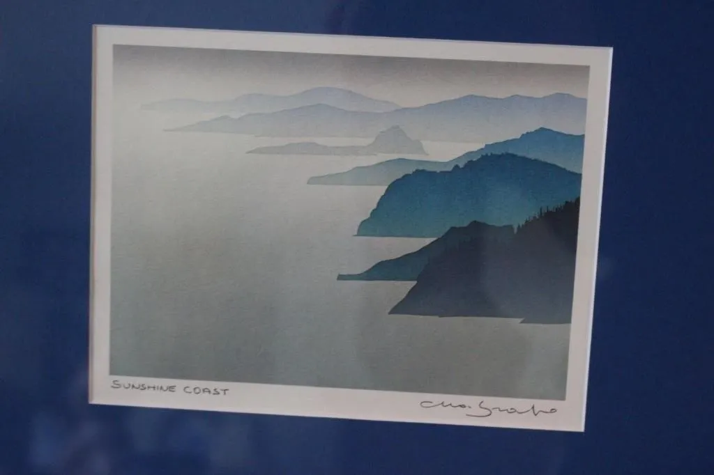 Original Signed 'Sunshine Coast', Framed