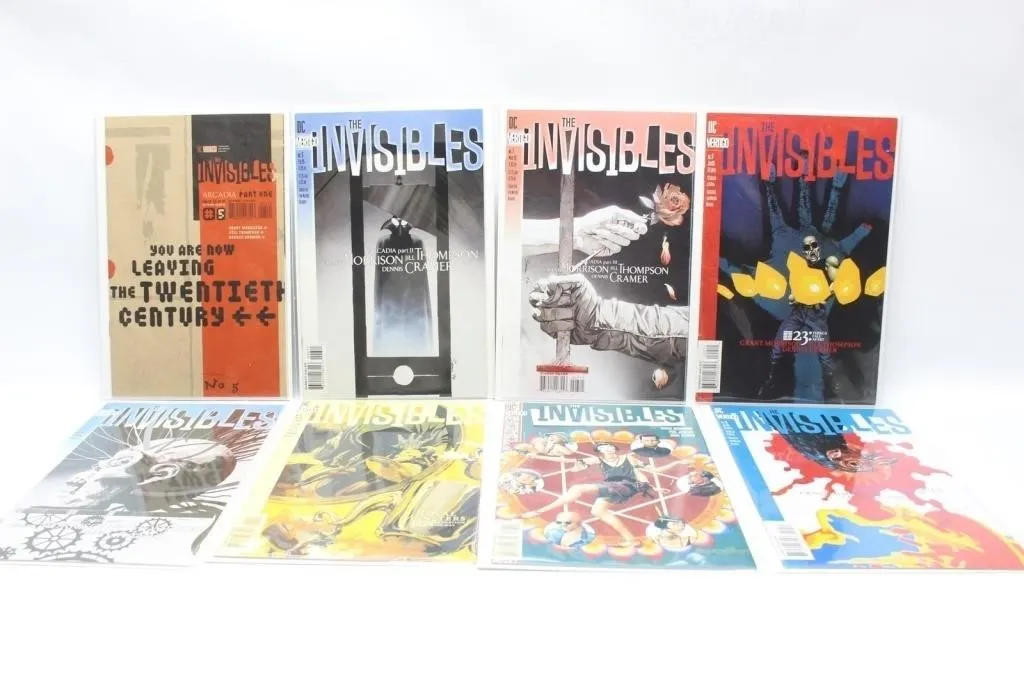 The Invisibles comic lot (8 issues)