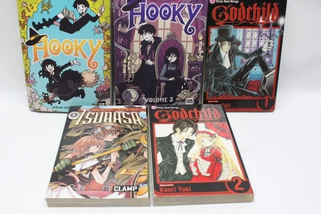 Manga lot Hooky, Godchild, Tsubasa paperbacks