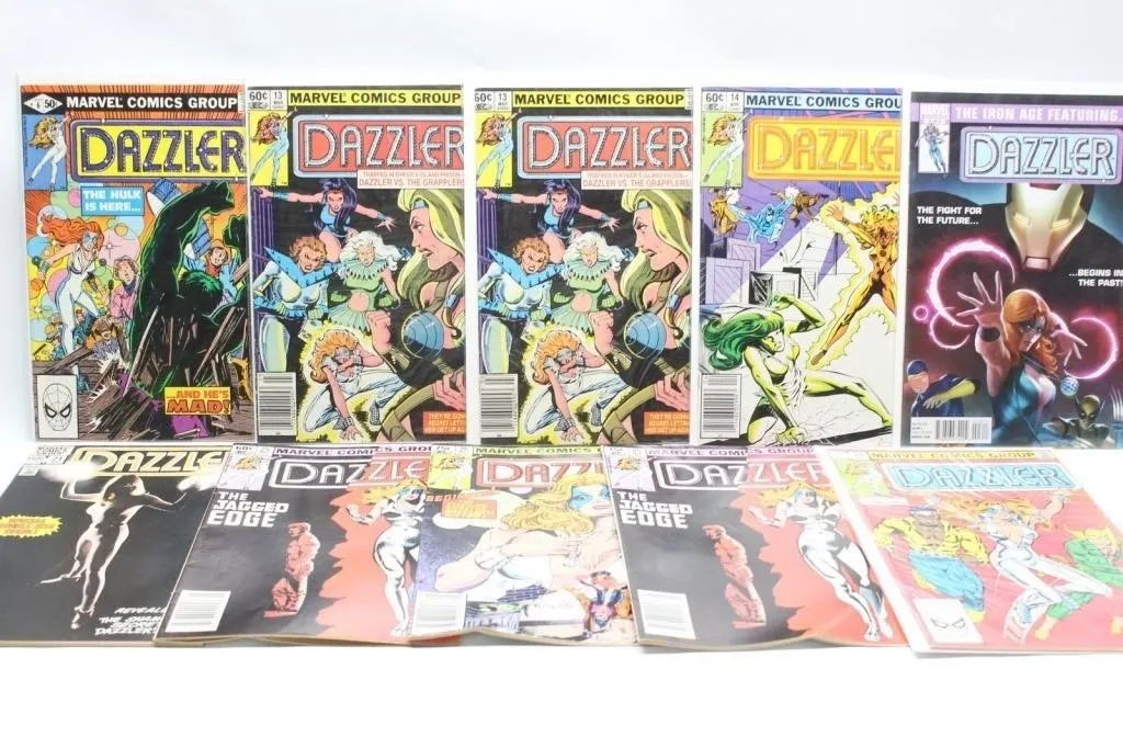 Marvel Dazzler Comic Book Lot (10 issues)