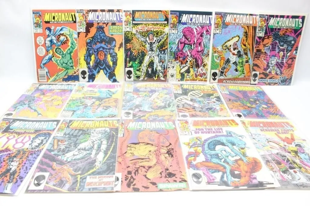 Micronauts The New Voyages comic lot, 16 issues