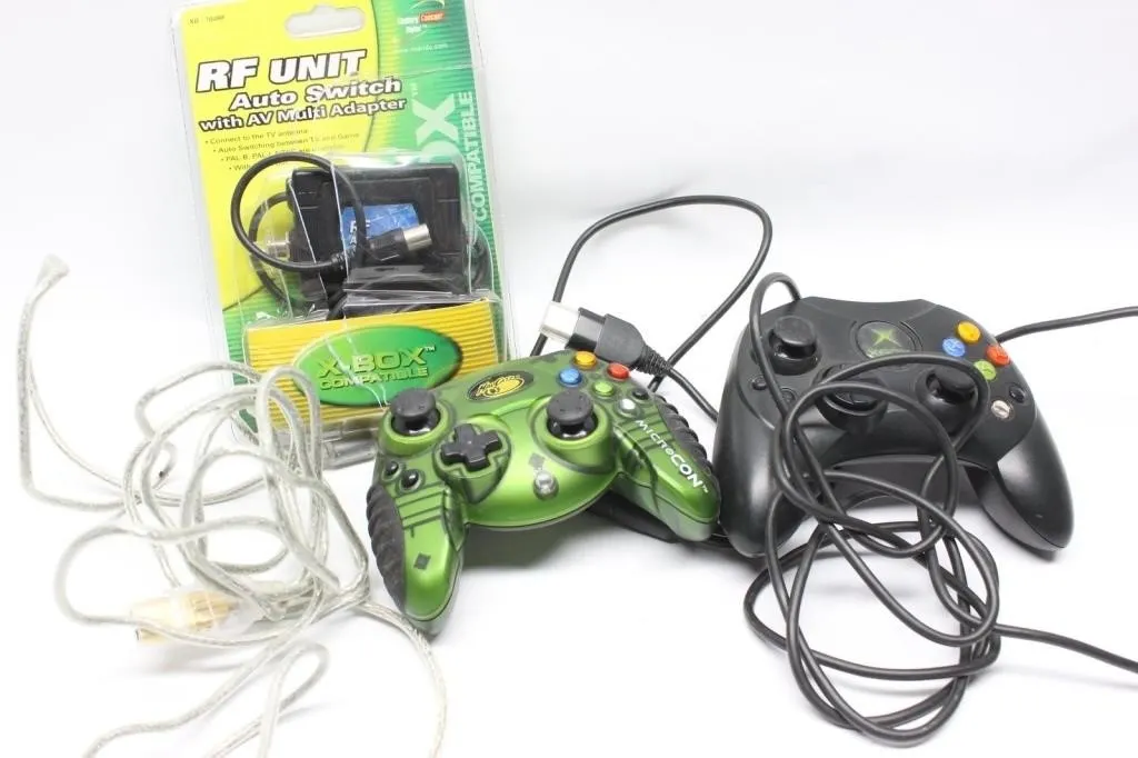 Xbox Controllers, RF Unit & Accessories