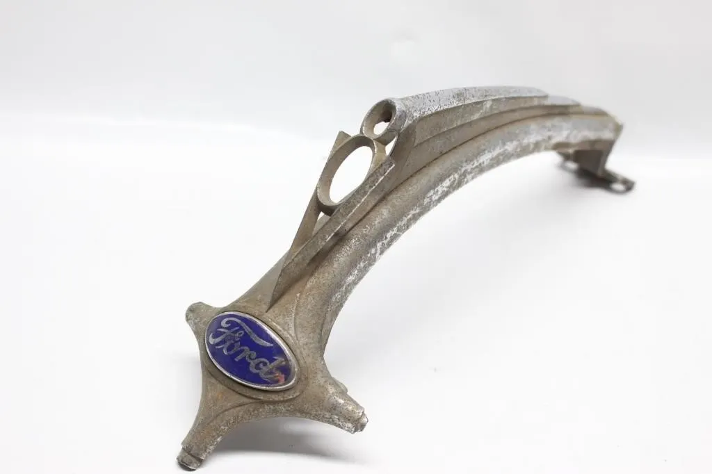 Vintage Ford Hood Ornament Emblem Bracket