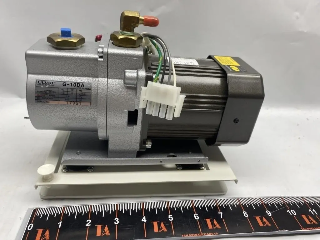 ULVAC G-10DA Vacuum Pump with Panasonic Motor