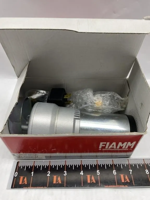 Fiamm Electric Horn with Relay, New in Box