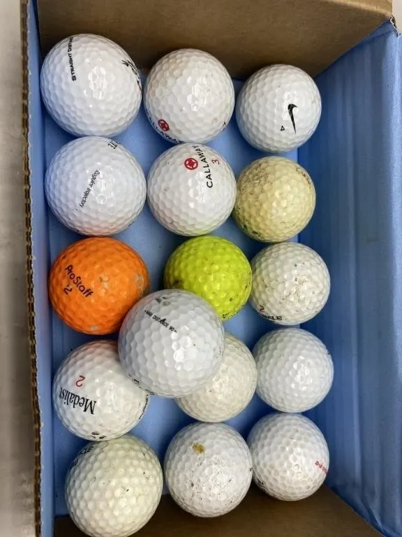 Assorted Golf Balls - Mixed Brands