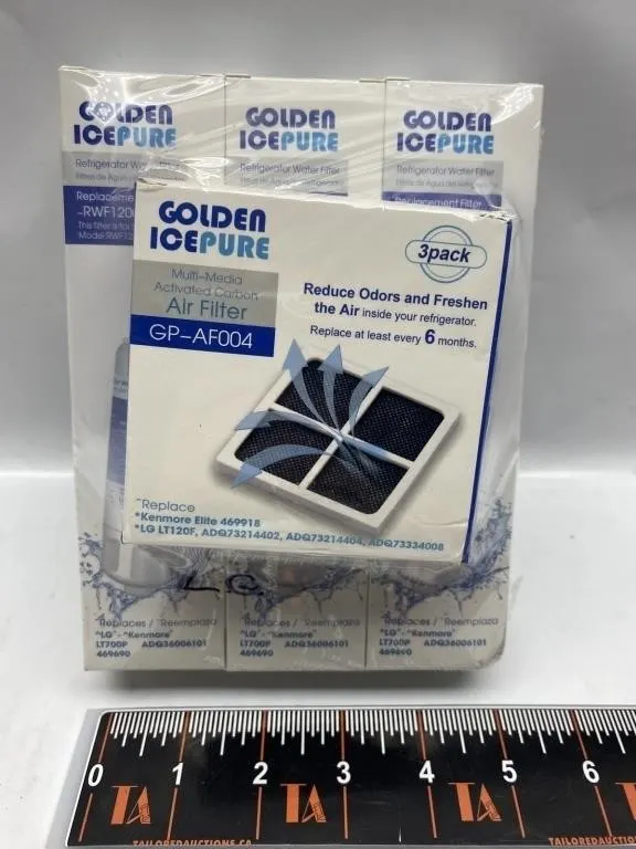 Golden IcePure Refrigerator Water Filter 3-Pack,