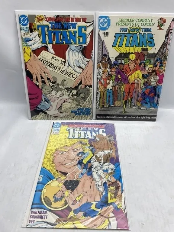 New Titans 78, 79 Comic Lot (3 Issues)