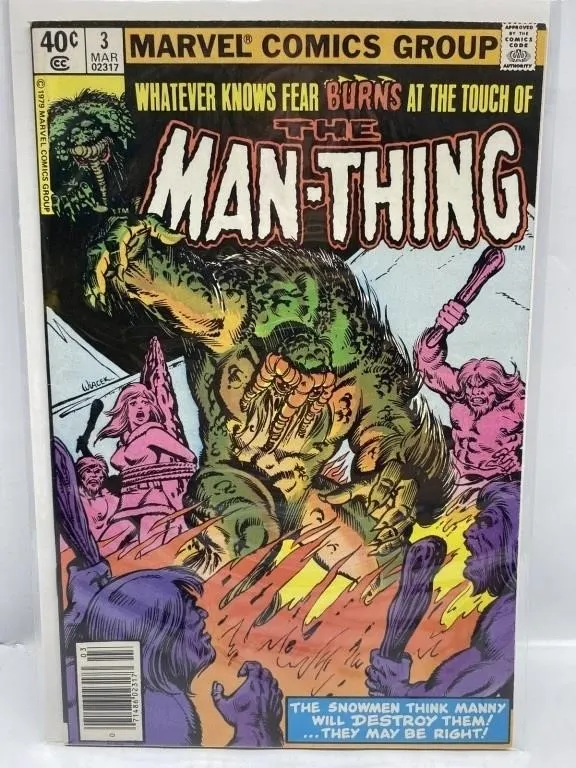 Man-Thing 3 Marvel Comics 1979