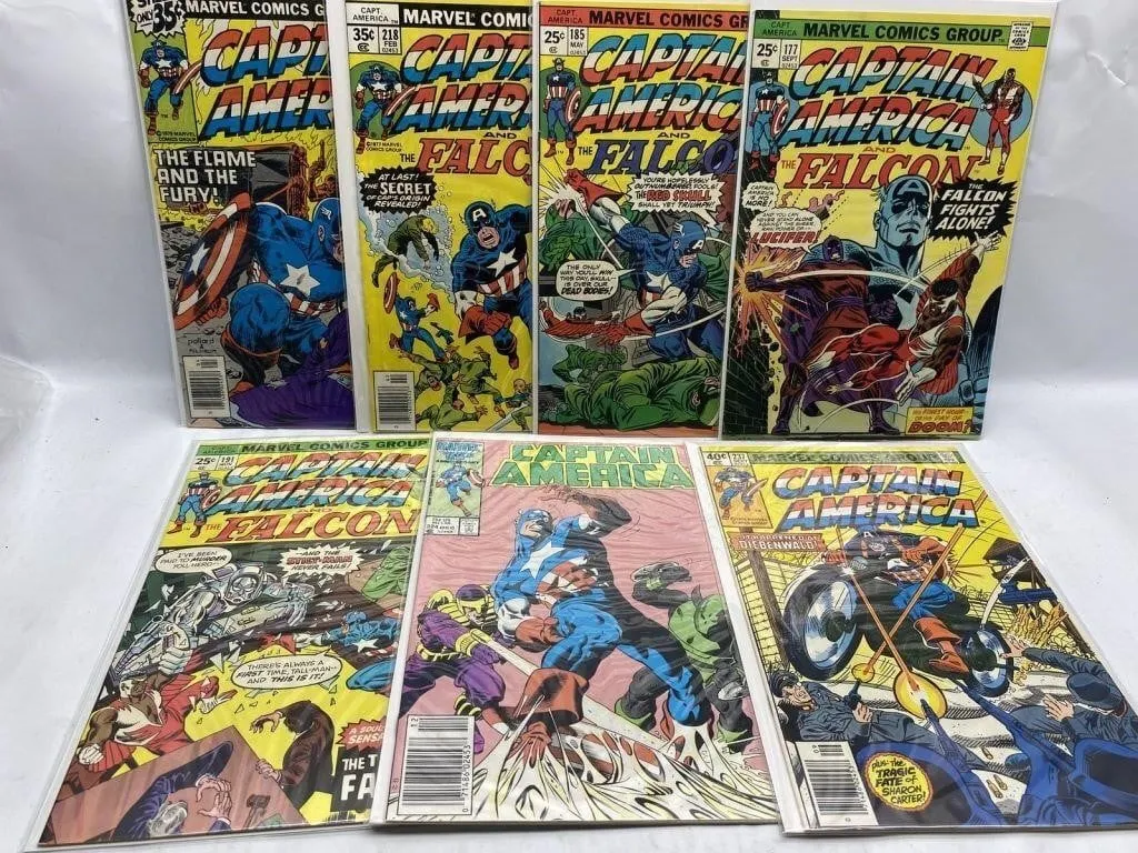 Captain America & the Falcon Comic Book Lot (7)