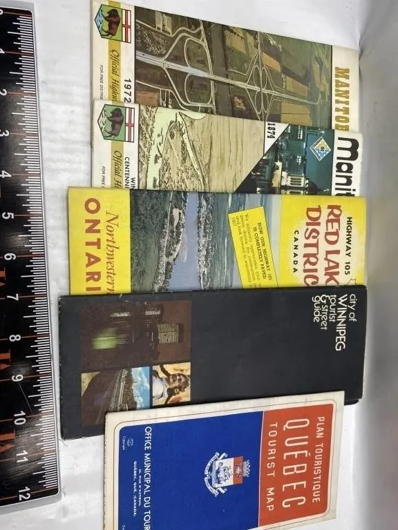 Vintage Canada Travel Maps & Brochures Lot