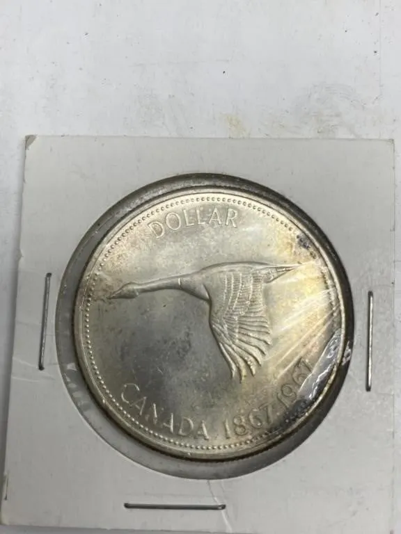 1967 Canada Silver Dollar Coin