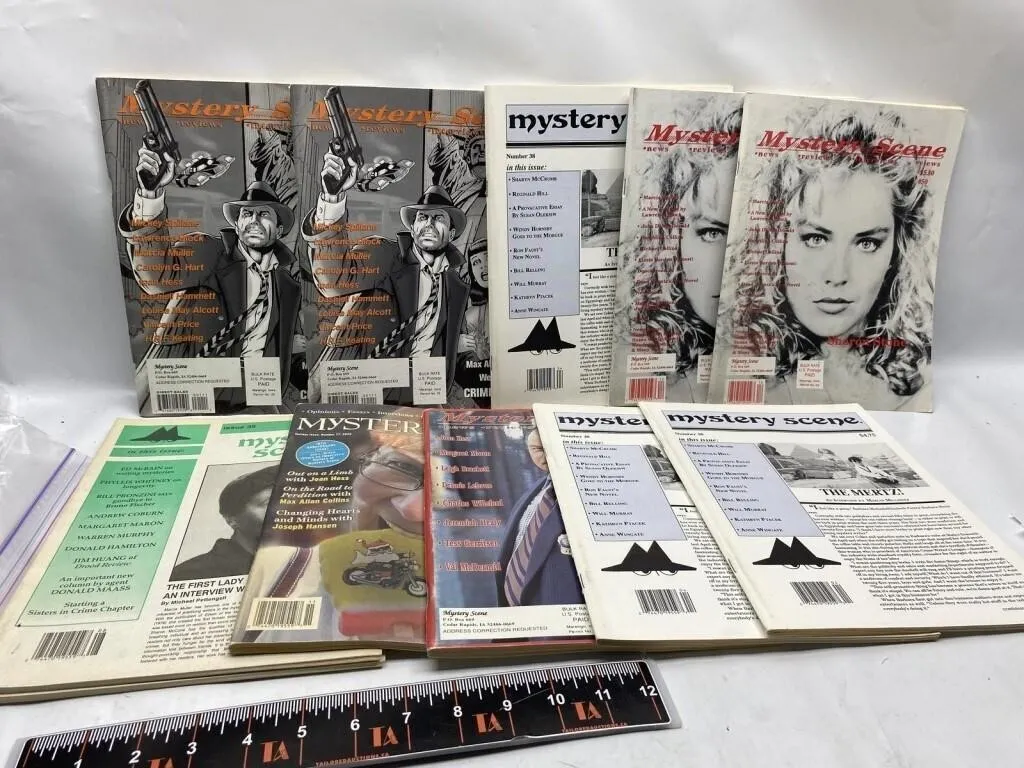 Mystery Scene Magazine Lot - Multiple Issues