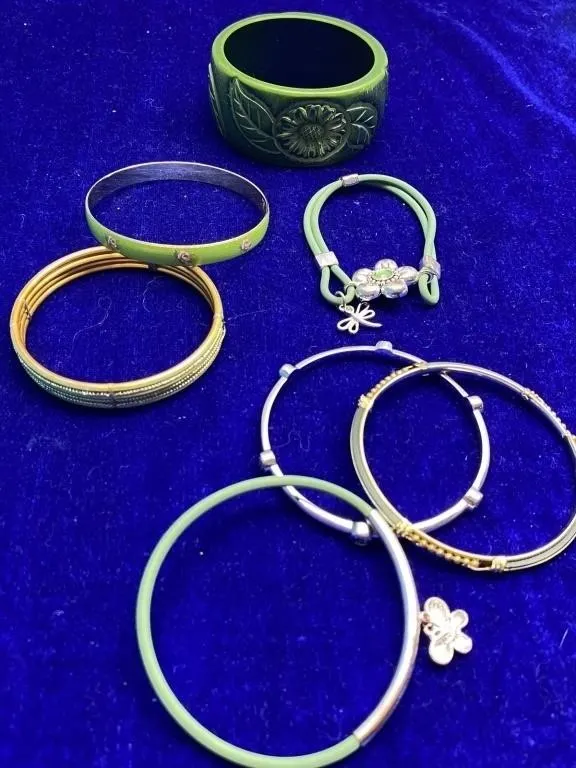 Assorted Bangle and Charm Bracelets
