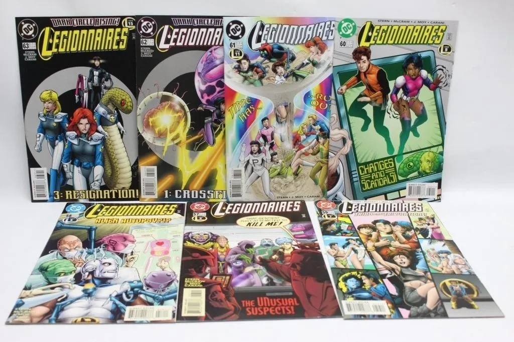 Legionnaires DC Comics Lot - Issues 57-63
