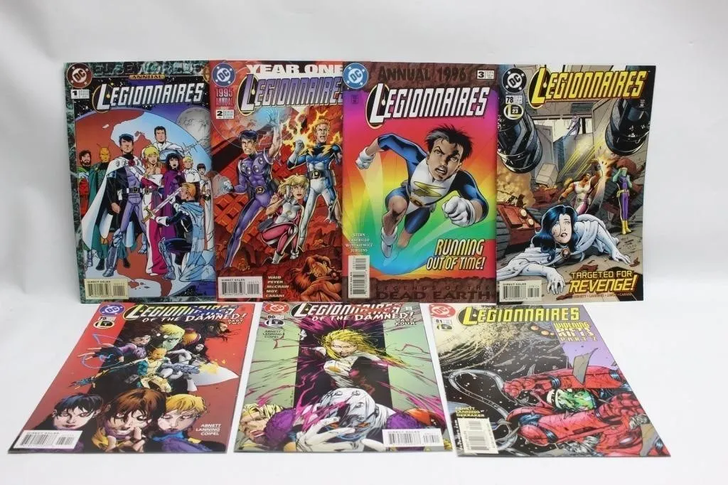 Legionnaires DC Comics Lot (7 Issues)