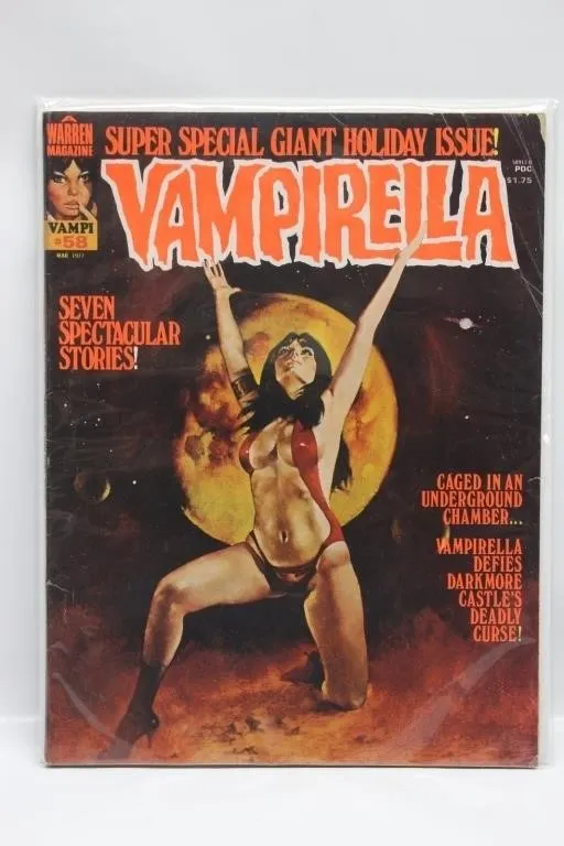 Vampirella 58 Warren Magazine Mar 1977