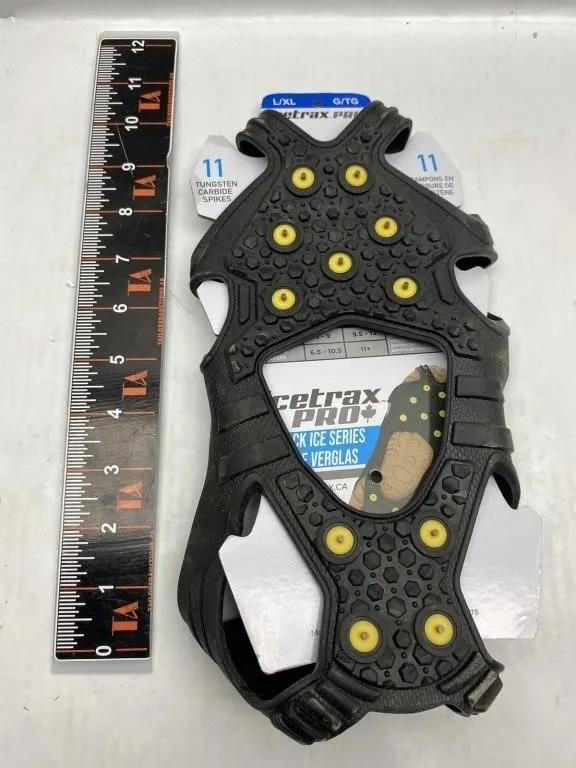 IceTrax Pro Ice Cleats Traction Device, Size L XL