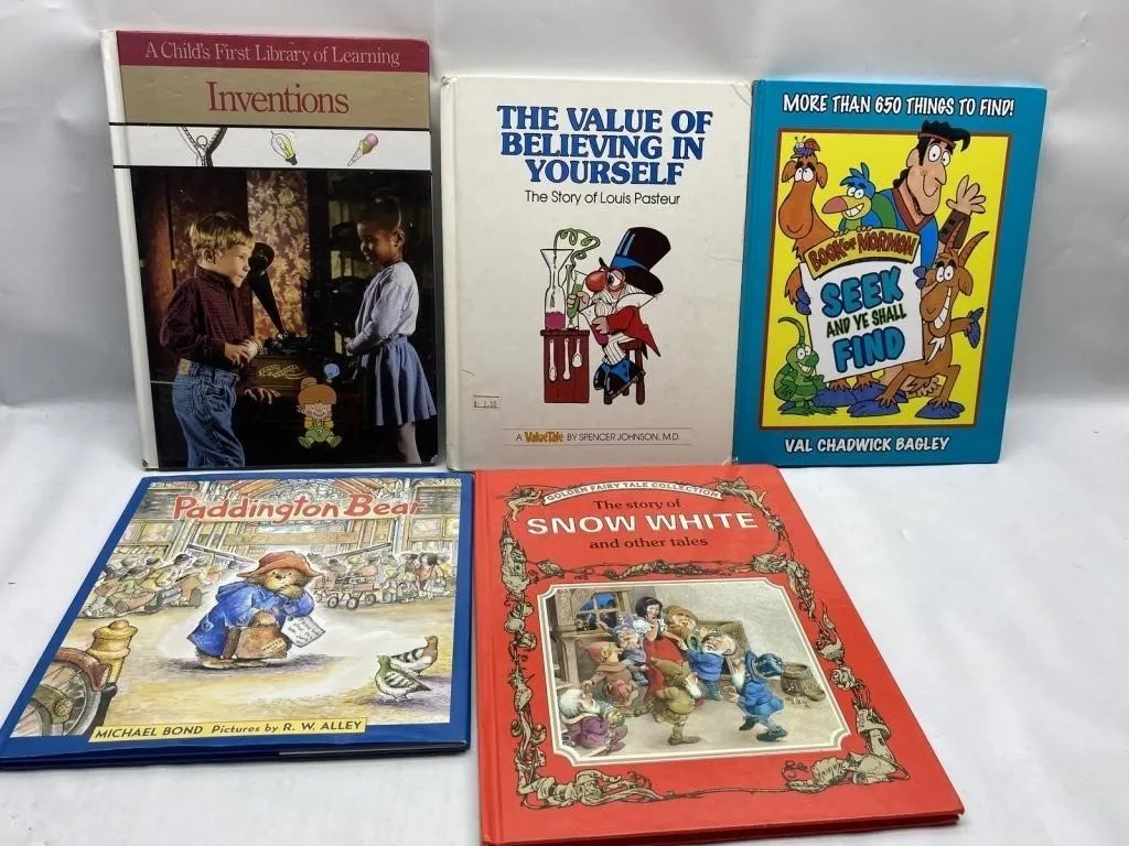 Children's Hardcover Book Lot of 5