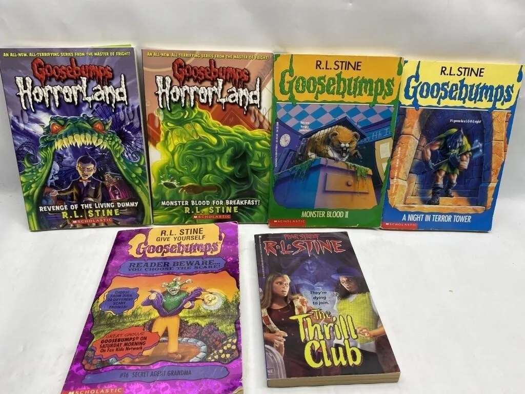 Goosebumps Book Lot - 7 R.L. Stine Paperbacks