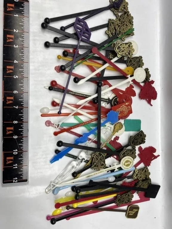Vintage Hotel Swizzle Sticks Collection