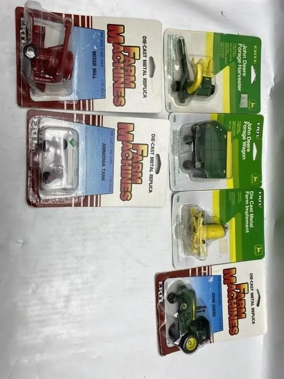 Ertl Farm Machines Die-Cast Toy Lot incl John