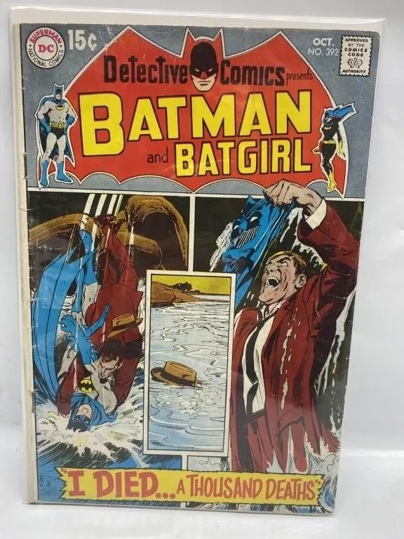 Detective Comics 392 Batman and Batgirl Oct 1969