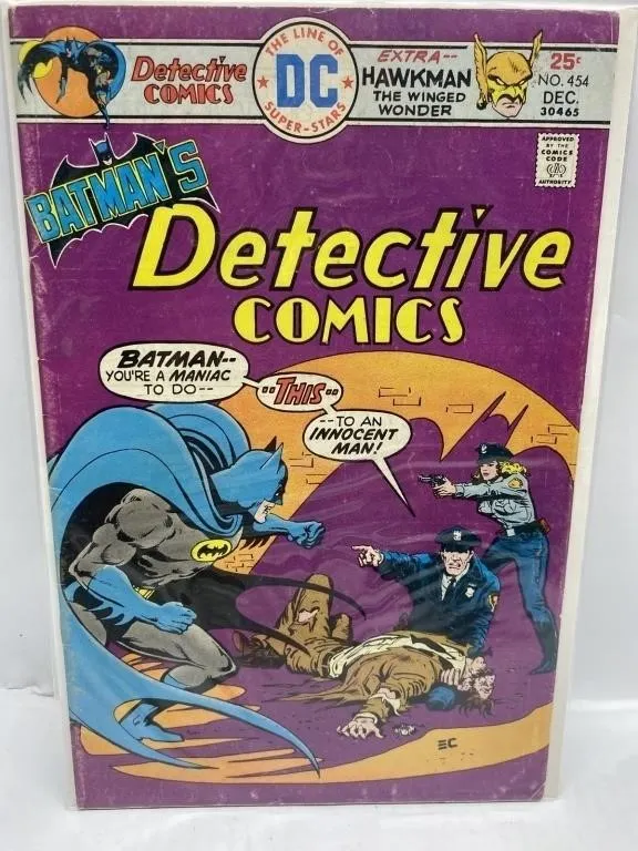 Batman's Detective Comics No. 454 (DC, Dec)