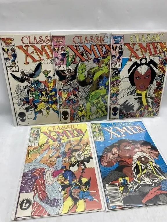 Classic X-Men Comics Lot (Issues 1, 2, 3, 12,