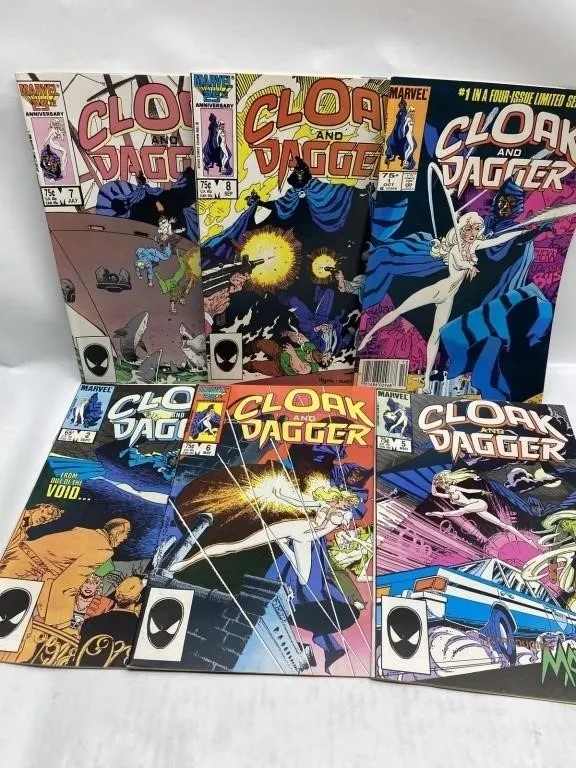 Cloak and Dagger Comic Lot, 6 Issues