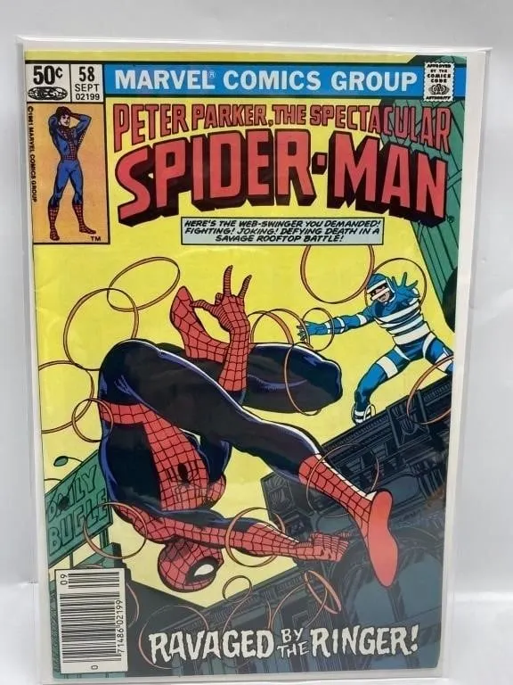 Spectacular Spider-Man 58 Marvel Comic Book