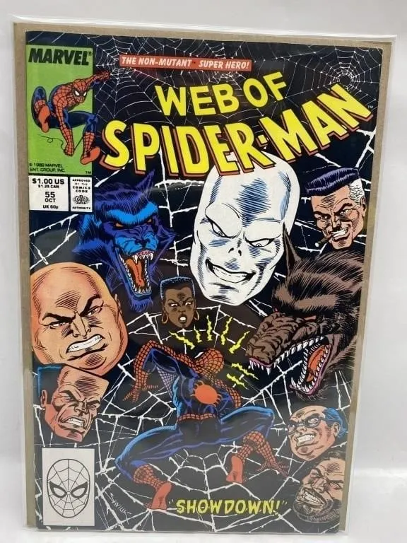 Web of Spider-Man 55 Marvel Comics 1989